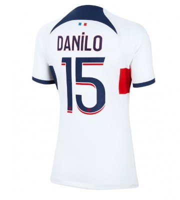 Paris Saint-Germain Danilo Pereira #15 Koszulka Wyjazdowych Kobiety 2023-24 Krótki Rękaw